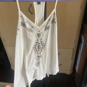 Express sequin tank top